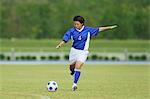 Woman Playing Soccer