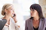 Businesswomen standing outdoors