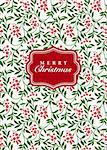 Vector Floral Christmas Background. Easy to edit. Perfect for invitations or announcements.