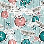 Seamless texture about Christmas. Vector illustration EPS10