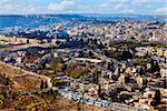 High point view over Jerusalem, Israel