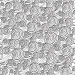 Seamless graphic abstract pattern on a white background