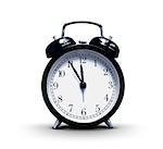 Alarm-clock on white background