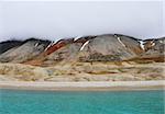 Arctic beach in Spitsbergen (Svalbard island)