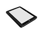 Tablet PC over white