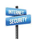 internet security illustration design over a white background