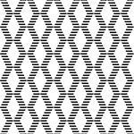 Seamless geometric zigzags and diamonds pattern.  Vector art.