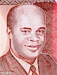 Eduardo Mondlane on 1000 Meticais 1991 Banknote from Mozambique. President of Mozambique during 1962-1969.