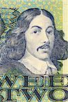 Jan van Riebeeck (1819-1877) on 2 Rand 1983 Banknote from South Africa. Dutch colonial administrator and founder of Cape Town.