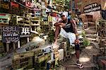 South America, Brazil, Rio de Janeiro, Cilan Oliveira at the Morrinho model favela project in the favela Pereira da Silva shanty town in Laranjeiras