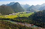 China, Yunnan, Jiulong.  The Nine Dragons Waterfalls at Jiulong.