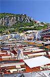 Italy, Campania, Napoli district, Capri. Marina Grande Harbour