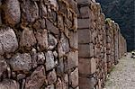 South America, Peru, Cusco, Huancacalle. Trapezoidal doors in a kalanka meeting house in the Inca ceremonial and sacred site of Vitcos, thought to have been built by Manco Inca or Pachacuti and lying on the trail to Choquequirao near the village of Huancacalle