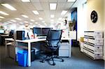 view of empty office cubicle work station