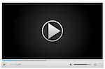 Simple and style light video player for web with one button play pause. All elements are conveniently grouped.