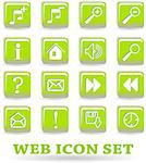 the vector set web icon