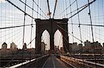 Brooklyn Bridge and city skyline