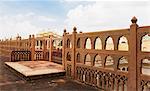 Arcade of a palace, Hawa Mahal, Jaipur, Rajasthan, India