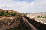 Cityscape viewed from a fort, Nahargarh Fort, Jaipur, Rajasthan, India