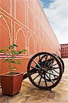 Cannon in a palace, City Palace, Jaipur, Rajasthan, India