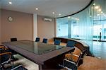 Interiors of a conference room