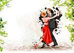 Elegant Couple Dancing Together