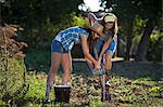 Young Women Gardening, Croatia, Slavonia, Europe