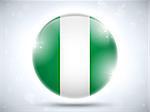 Vector - Nigeria Flag Glossy Button