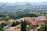 Beautiful view of San Marino - the oldest republic in the world