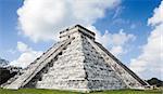 Kukulkan Pyramid  of Chichen Itza yucatan was a Maya  archaeological sites Mexico