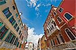 View of Venice from a Narrow Canal