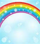 Image with rainbow theme 5 - eps10 vector illustration.