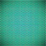 Green technology background with seamless circle perforated plastic (carbon) speaker grill texture for user interfaces (UI), applications (apps) and business presentations. Vector Pattern