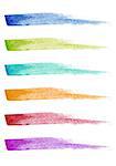 set of paint brush strokes, vector design elements