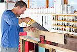 Man working in workshop