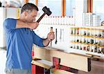 Man working in workshop