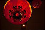 Red Chinese lanterns, Traditional Wedding Decor, Toronto, Ontario, Canada