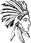 Native American Indian chief