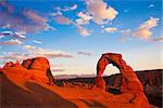 Dedicate Arch Sunset in Arches National Park, Utah