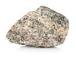 Granite stone isolated on a white background