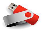 vector flash drive