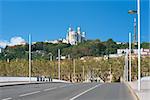 View of Lyon from Alphonse Jouin Bridge. GPS information is in the file