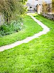 An image of a path in the garden