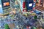 Shibuya Crossing in Tokyo, Japan