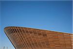 Close-Up of Cycling Velodrome built for London 2012 Summer Olympics, Stratford, East London, UK