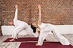 Couple Practising Yoga