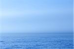 The Atlantic ocean blue water as seen from a sailboat at sea