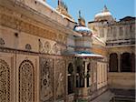 City Palace (built around 1560) of Udaipur, Rajasthan, India