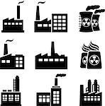 Industrial buildings, nuclear plants and factories