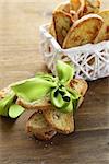 traditional Italian biscotti cookies with almonds